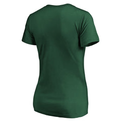Women's Team Iconic Script State V-Neck T-Shirt - Green Bay Packers