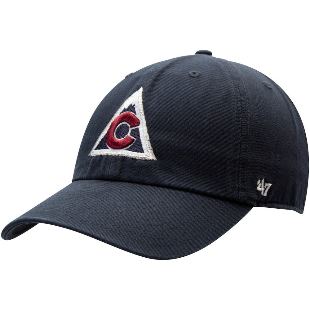 NHL Navy Colorado Avalanche '47 Clean Up Alternate Logo Adjustable Hat