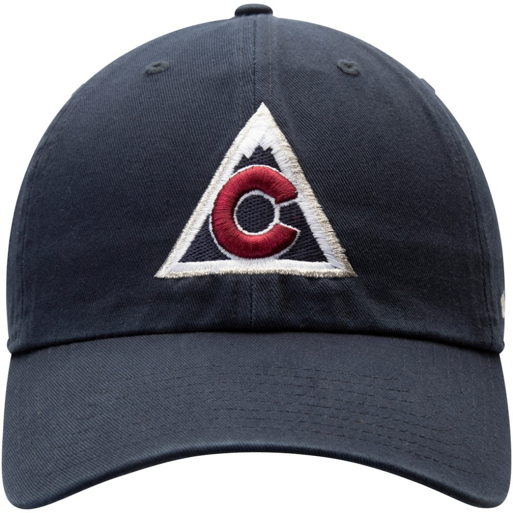 NHL Navy Colorado Avalanche '47 Clean Up Alternate Logo Adjustable Hat