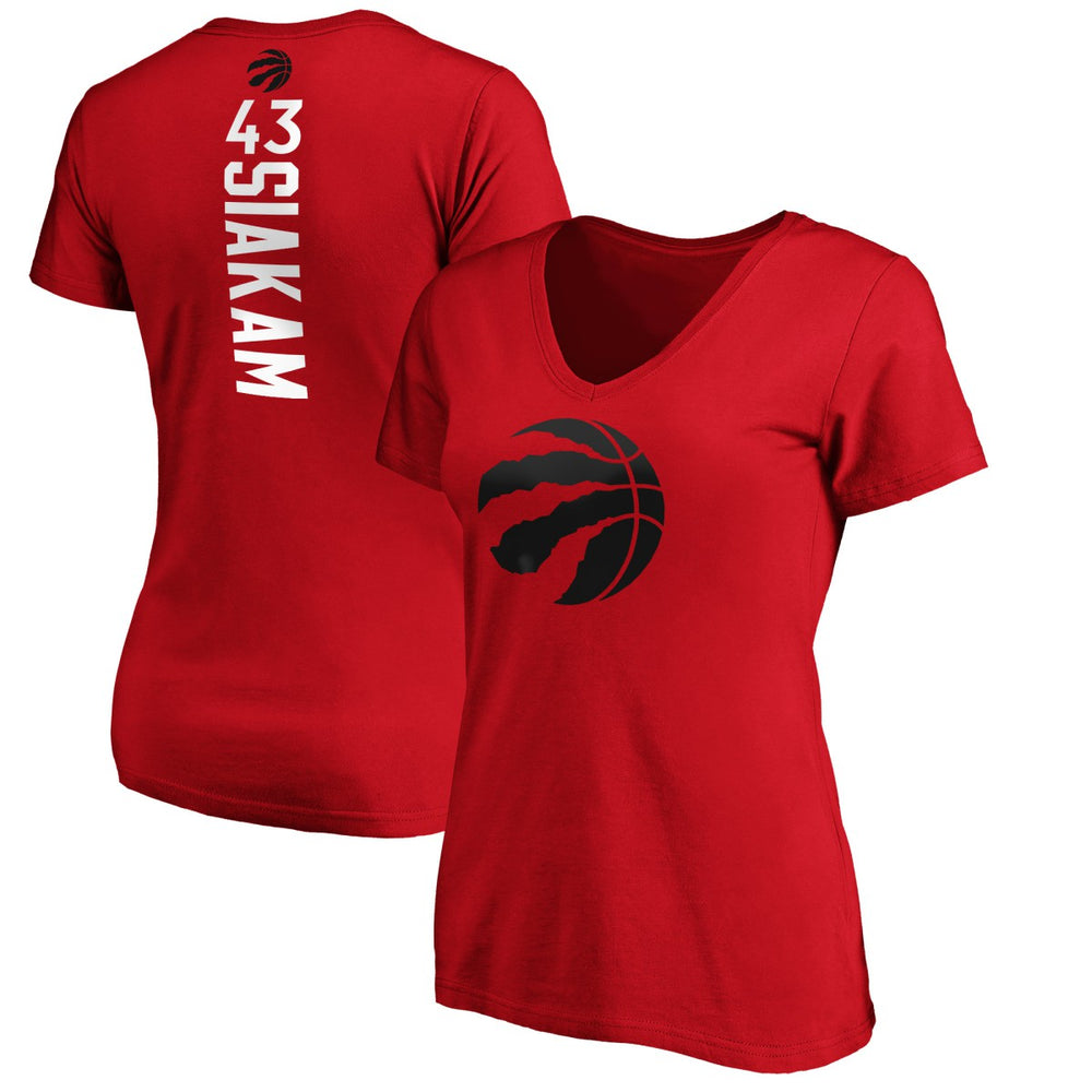 NBA Pascal Siakam Toronto Raptors Women's Playmaker Name & Number T-Shirt