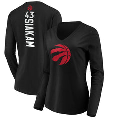 NBA Pascal Siakam Toronto Raptors Women's Playmaker Name & Number Long Sleeve T-Shirt