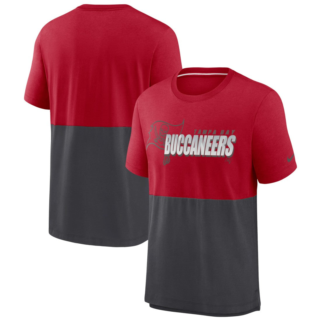 Fan Gear Colorblock Tri-Blend T-Shirt - Tampa Bay Buccaneers