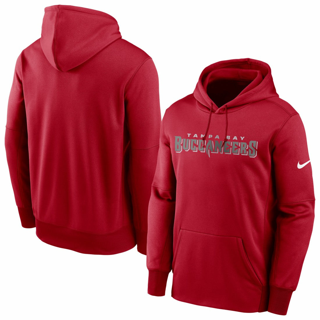 Fan Gear Wordmark Performance Pullover Hoodie - Tampa Bay Buccaneers