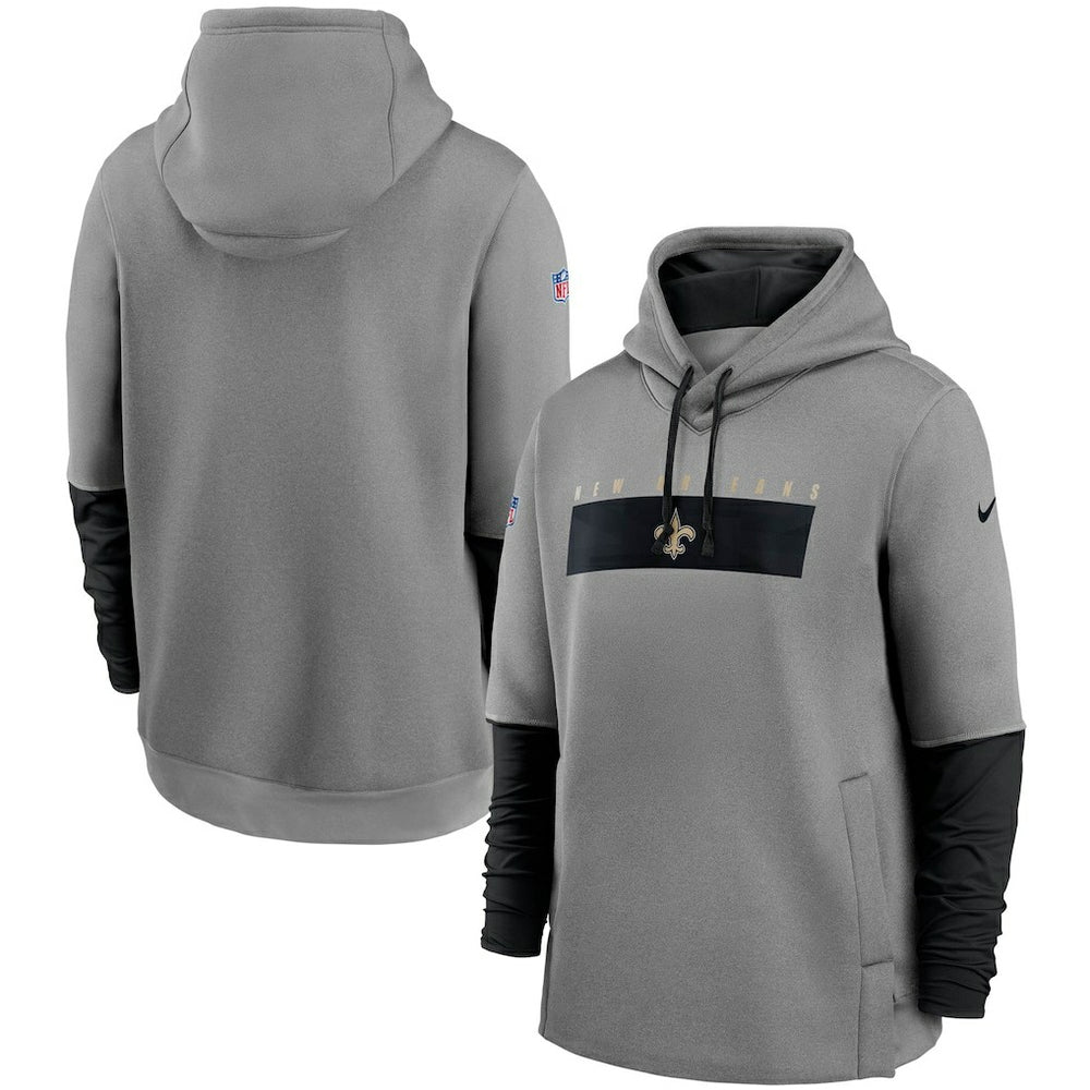 Sideline Playbook Performance Pullover Hoodie - New Orleans Saints