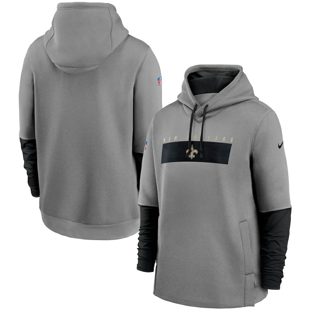 Sideline Playbook Performance Pullover Hoodie - New Orleans Saints