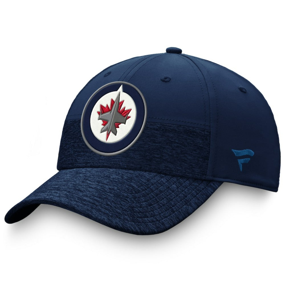 NHL Navy Winnipeg Jets Fanatics Authentic Pro Locker Room 2-Tone Flex Hat