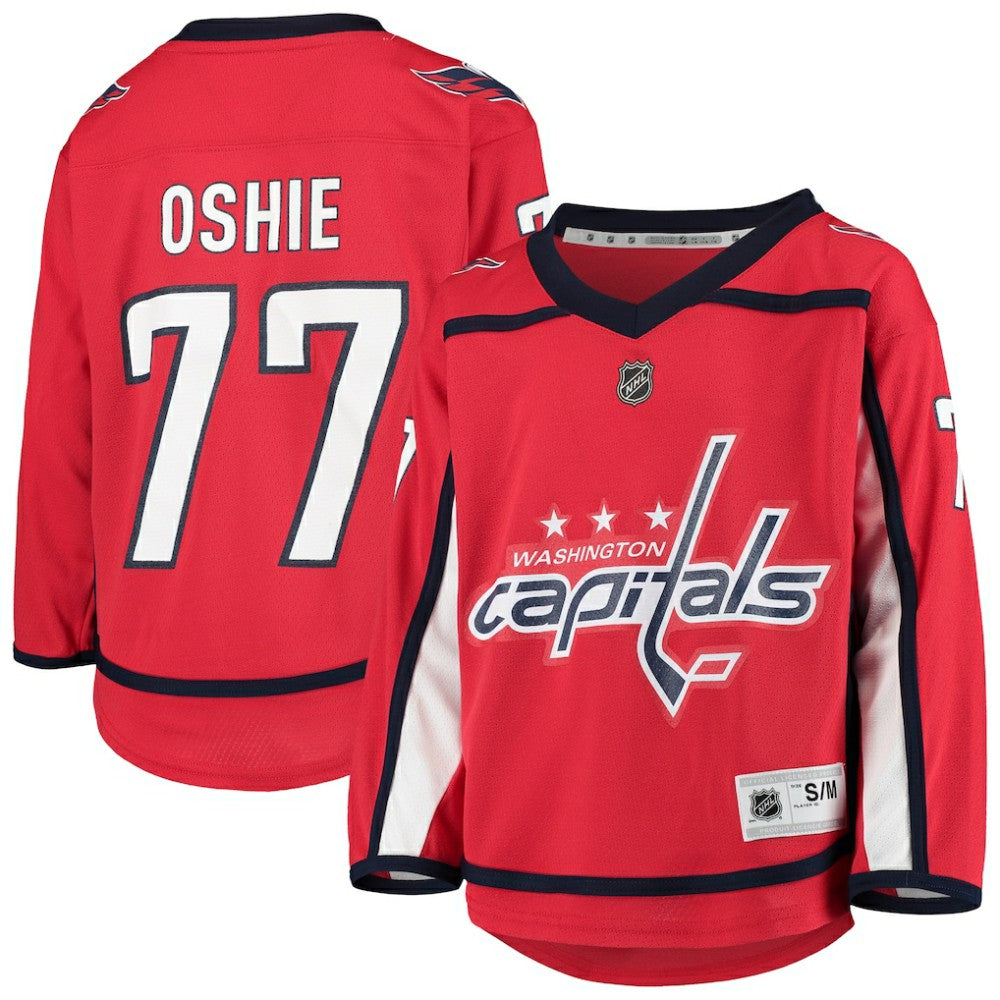 NHL Red TJ Oshie Washington Capitals Youth Home Player Replica Jersey
