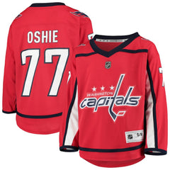 NHL Red TJ Oshie Washington Capitals Youth Home Player Replica Jersey