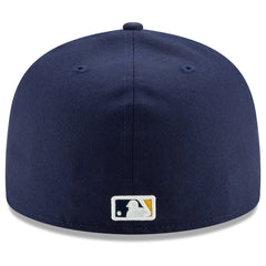 MLB Milwaukee Brewers New Era Home Authentic Collection On-Field 59FIFTY Fitted Hat