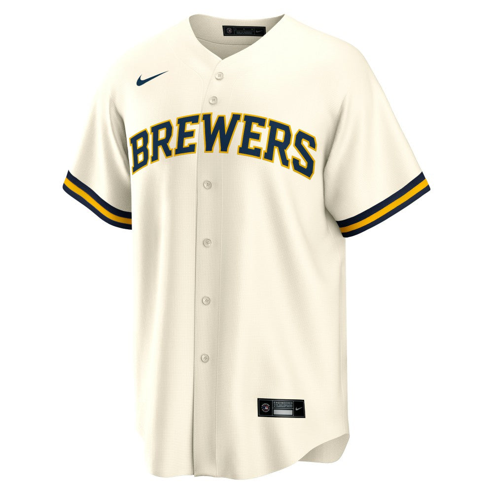 MLB Christian Yelich Milwaukee Brewers Nike Home Replica Player Jersey