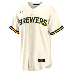 MLB Christian Yelich Milwaukee Brewers Nike Home Replica Player Jersey