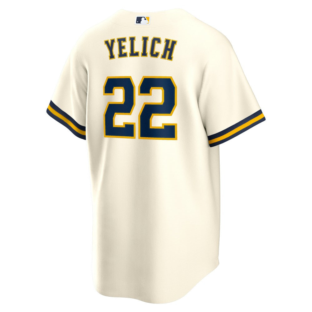 MLB Christian Yelich Milwaukee Brewers Nike Home Replica Player Jersey