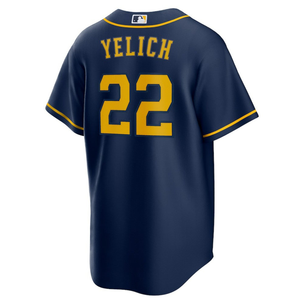 MLB Christian Yelich Milwaukee Brewers Nike Alternate 2 Replica Jersey