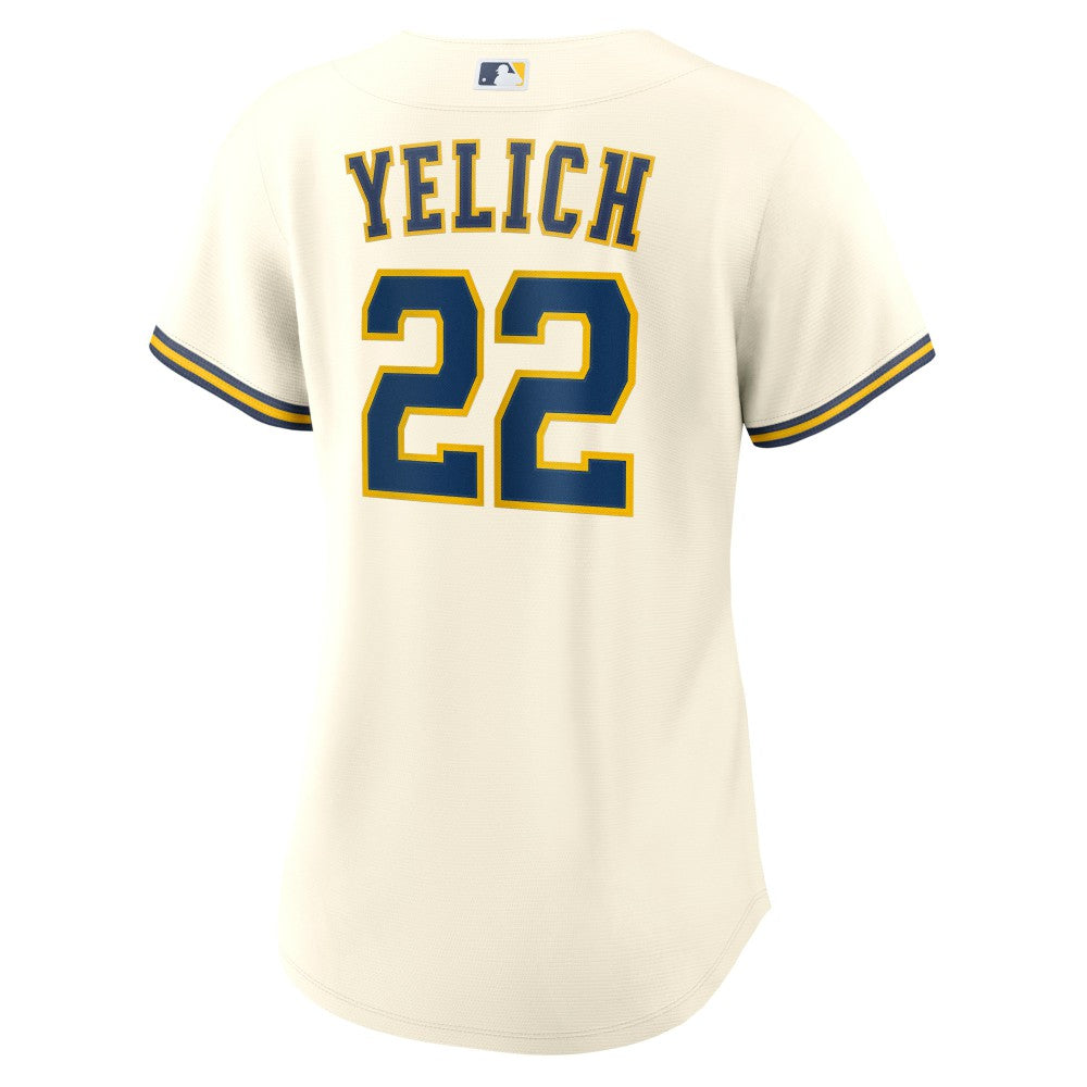 MLB Christian Yelich Milwaukee Brewers Nike Women's Home Replica Player Jersey