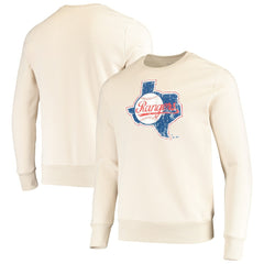 MLB Texas Rangers Majestic Threads Fleece Pullover Sweatshirt