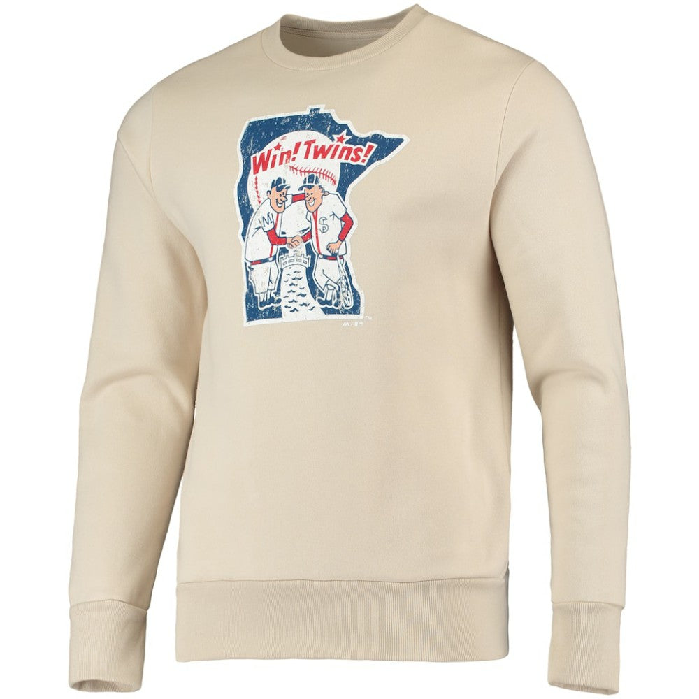MLB Minnesota Twins Majestic Threads Fleece Pullover Sweatshirt