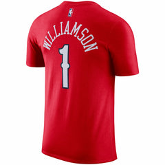 NBA New Orleans Pelicans Jordan Brand 2020/21 Zion Williamson Statement Name & Number T-Shirt