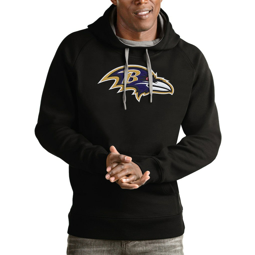 Antigua Victory Pullover Hoodie - Baltimore Ravens