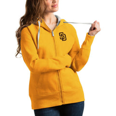 MLB San Diego Padres Antigua Women's Victory Full-Zip Hoodie