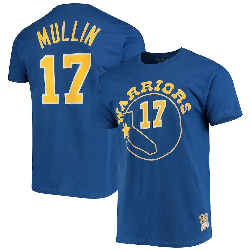NBA Chris Mullin Golden State Warriors Hardwood Classics Name & Number Team T-Shirt sale