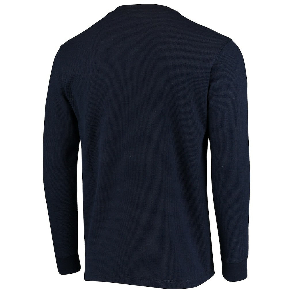 Dunbrooke Logo Maverick Thermal Henley Long Sleeve T-Shirt - New England Patriots