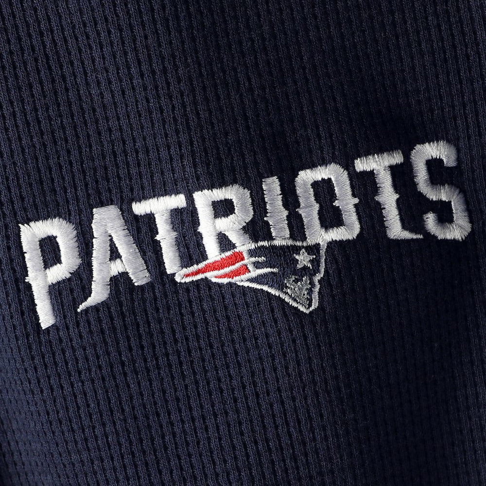 Dunbrooke Logo Maverick Thermal Henley Long Sleeve T-Shirt - New England Patriots