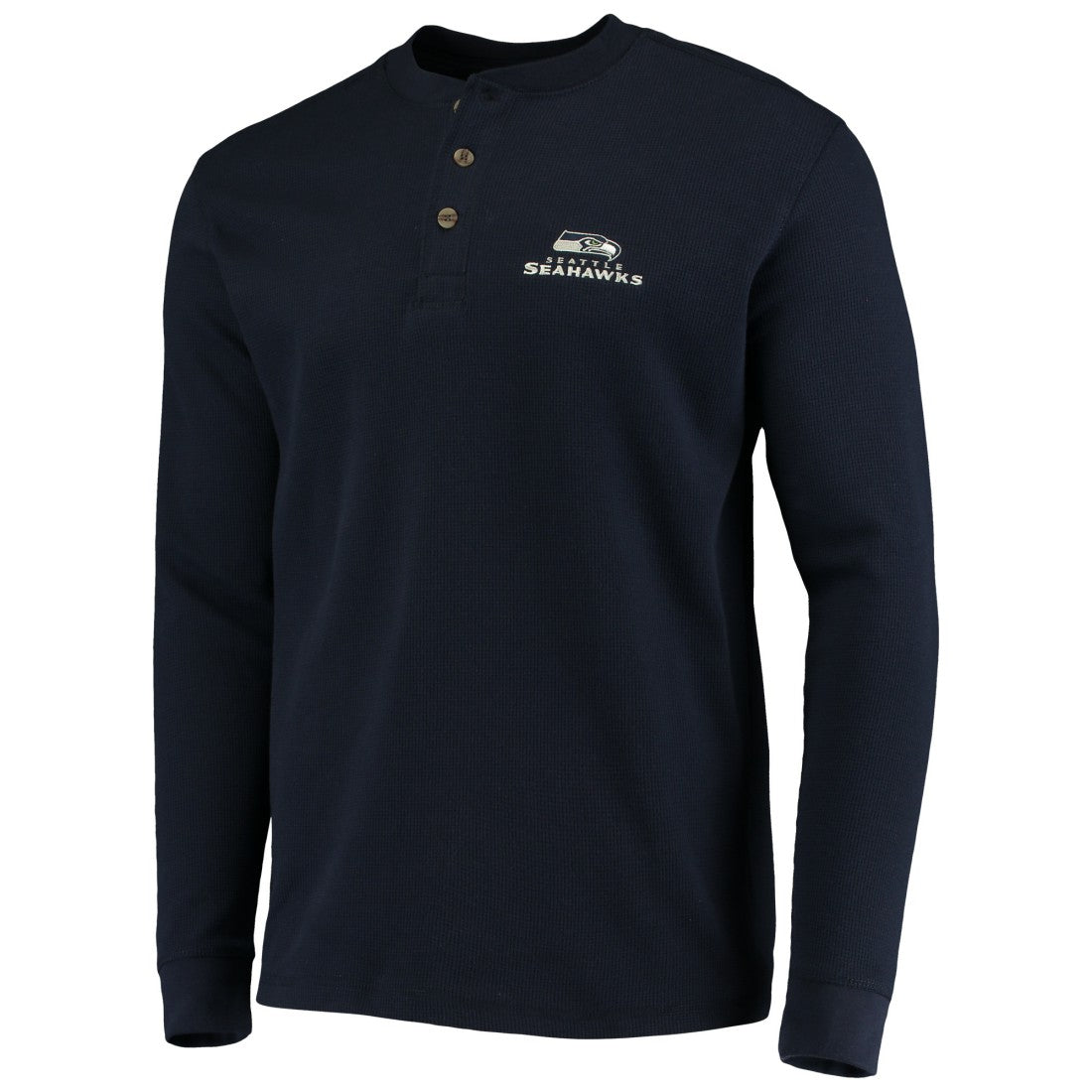 Dunbrooke Logo Maverick Thermal Henley Long Sleeve T-Shirt - Seattle Seahawks