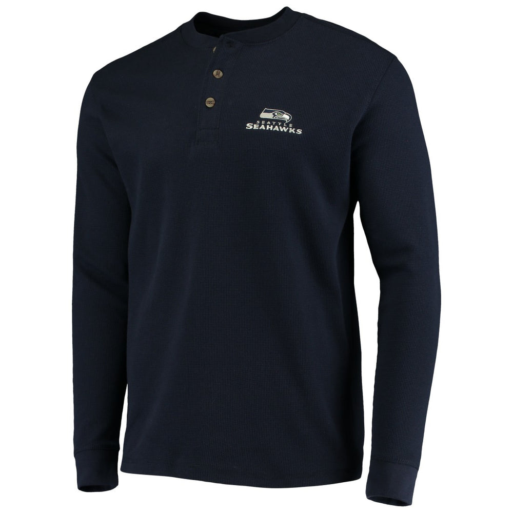 Dunbrooke Logo Maverick Thermal Henley Long Sleeve T-Shirt - Seattle Seahawks