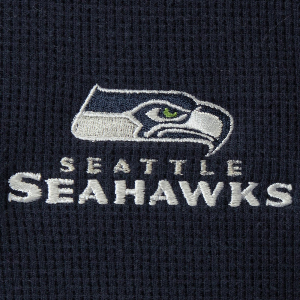 Dunbrooke Logo Maverick Thermal Henley Long Sleeve T-Shirt - Seattle Seahawks