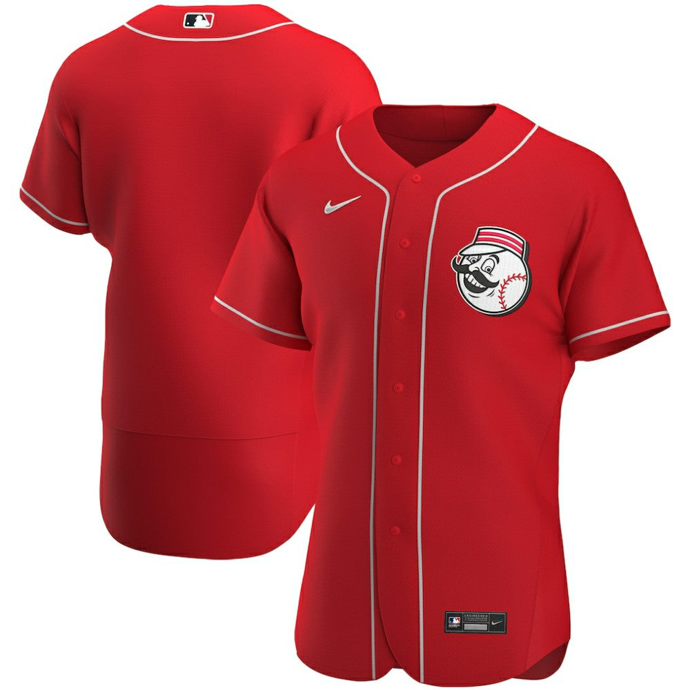 MLB Cincinnati Reds Nike Alternate Authentic Team Logo Jersey