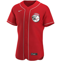 MLB Cincinnati Reds Nike Alternate Authentic Team Logo Jersey