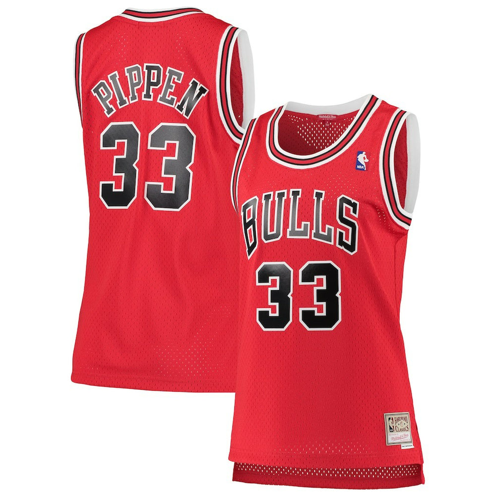 NBA Scottie Pippen Chicago Bulls Women's 1997/98 Hardwood Classics Swingman Jersey sale