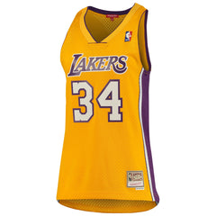 NBA Shaquille O'Neal Los Angeles Lakers Women's 1999/00 Hardwood Classics Swingman Jersey