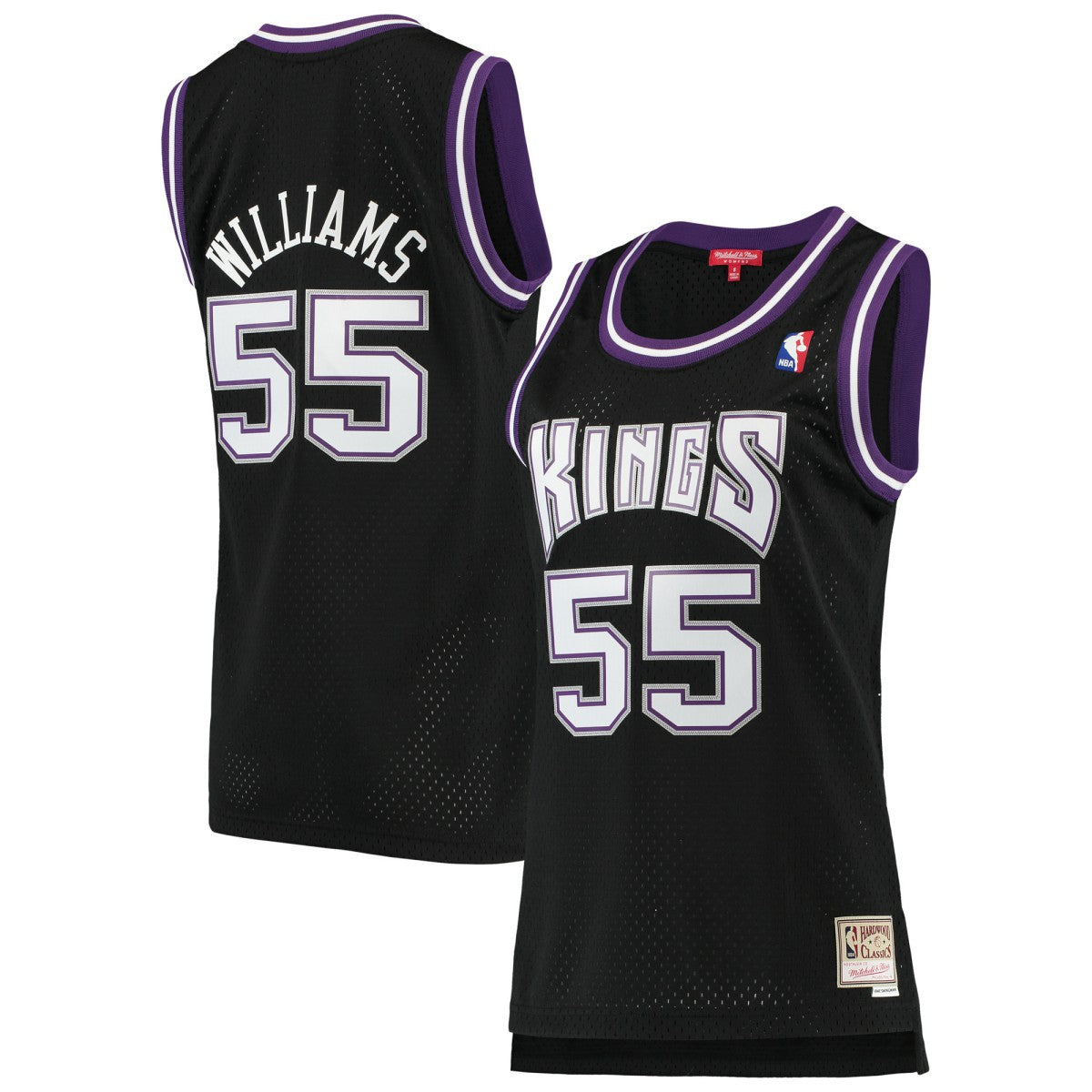 NBA Jason Williams Sacramento Kings Women's 2000/01 Hardwood Classics Swingman Jersey