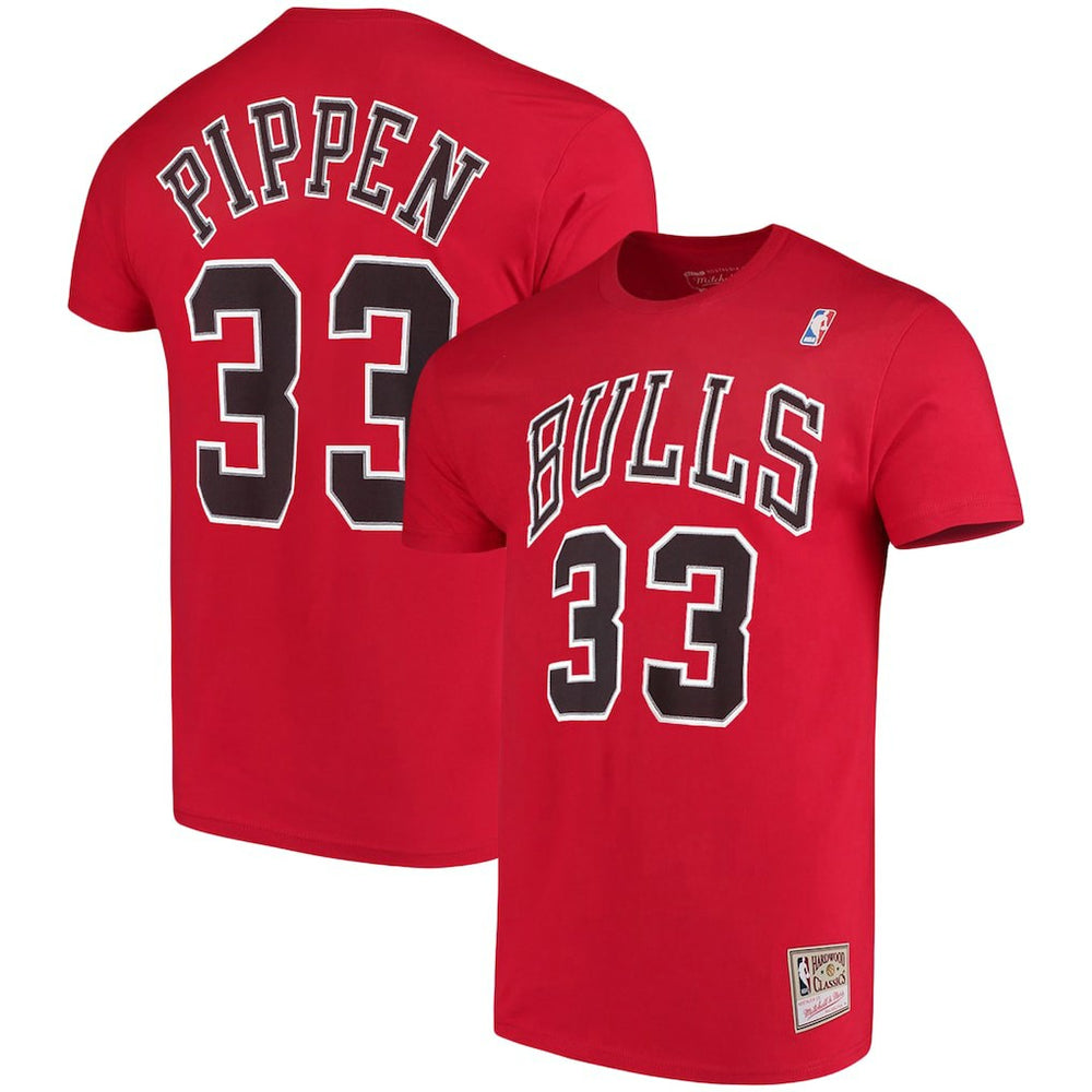 NBA Scottie Pippen Chicago Bulls Hardwood Classics Name & Number Player T-Shirt sale
