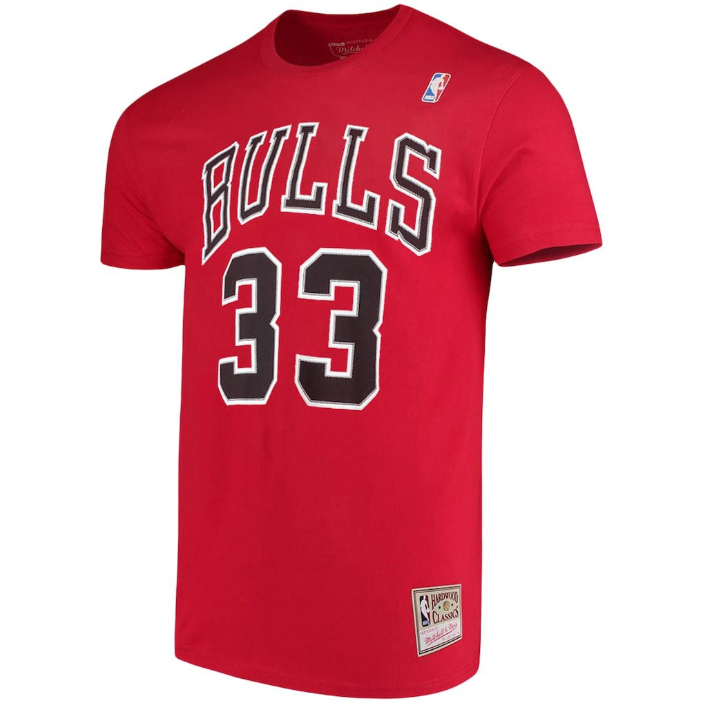 NBA Scottie Pippen Chicago Bulls Hardwood Classics Name & Number Player T-Shirt sale