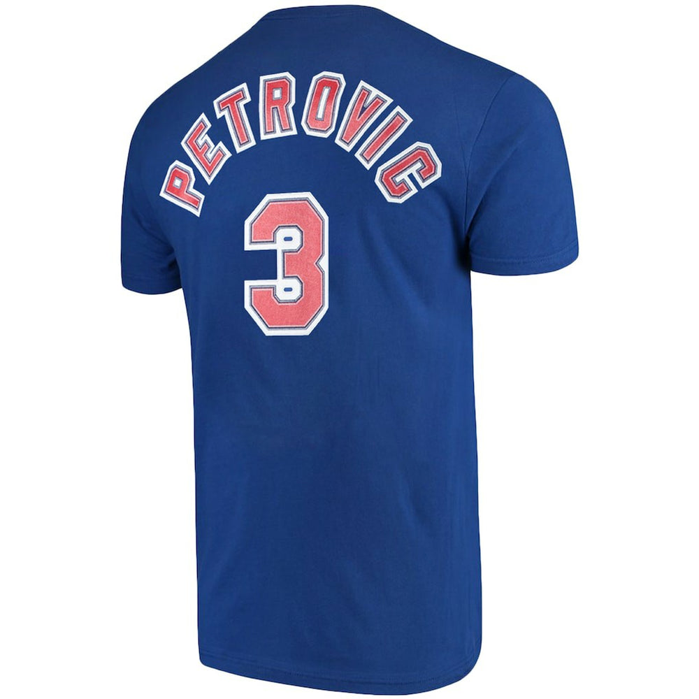 NBA Drazen Petrovic Brooklyn Nets Hardwood Classics Name & Number Player T-Shirt
