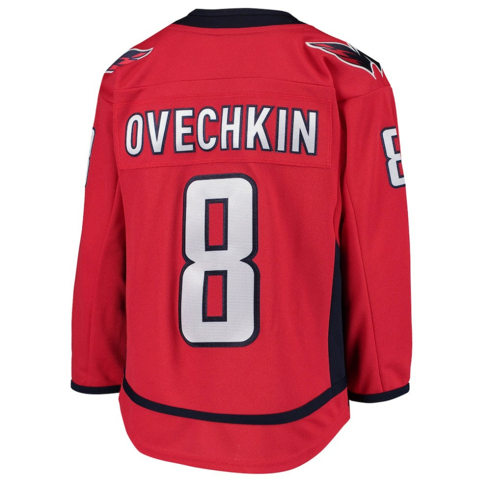 NHL Red Alexander Ovechkin Washington Capitals Youth Home Premier Player Jersey