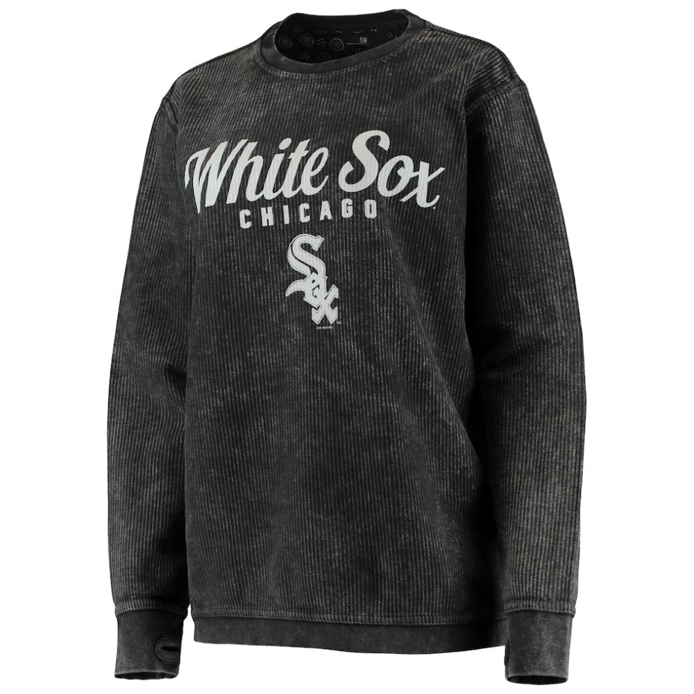 MLB Chicago White Sox G-III 4Her by Carl Banks Women's Comfy Cord Pullover Sweatshirt