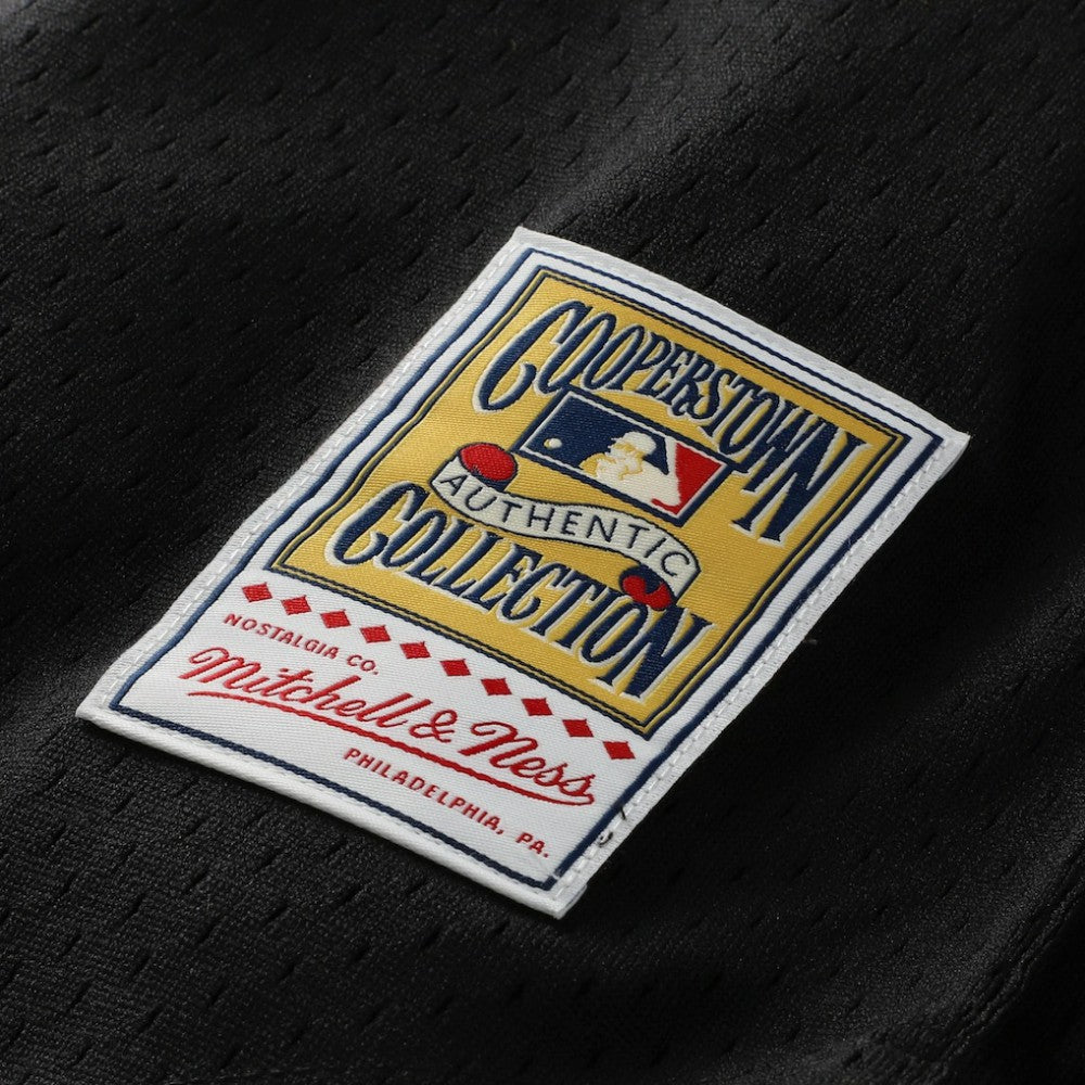 MLB Barry Larkin Cincinnati Reds Mitchell & Ness Cooperstown Collection Mesh Batting Practice Button-Up Jersey