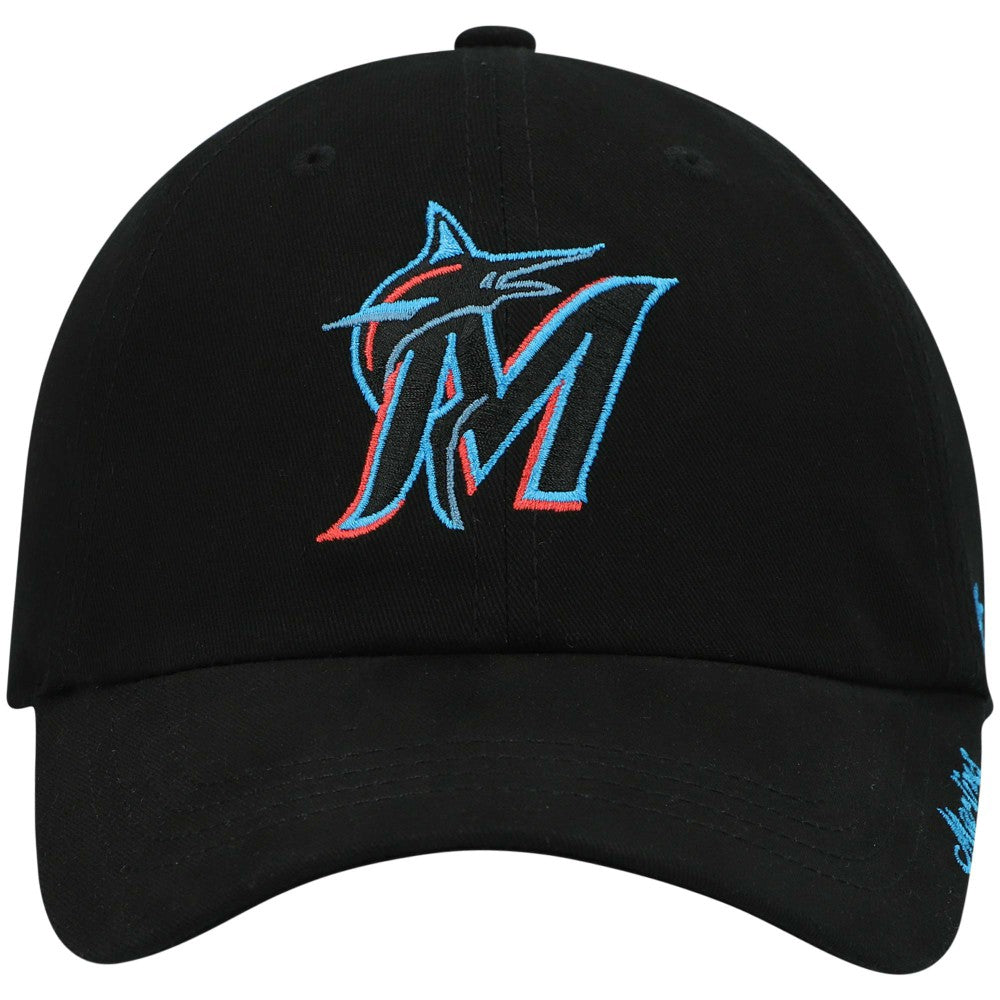 MLB Miami Marlins '47 Women's Team Miata Clean Up Adjustable Hat