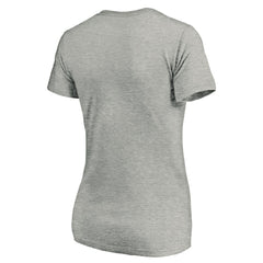 NHL Heather Gray San Jose Sharks Women's Graffiti Shark V-Neck T-Shirt