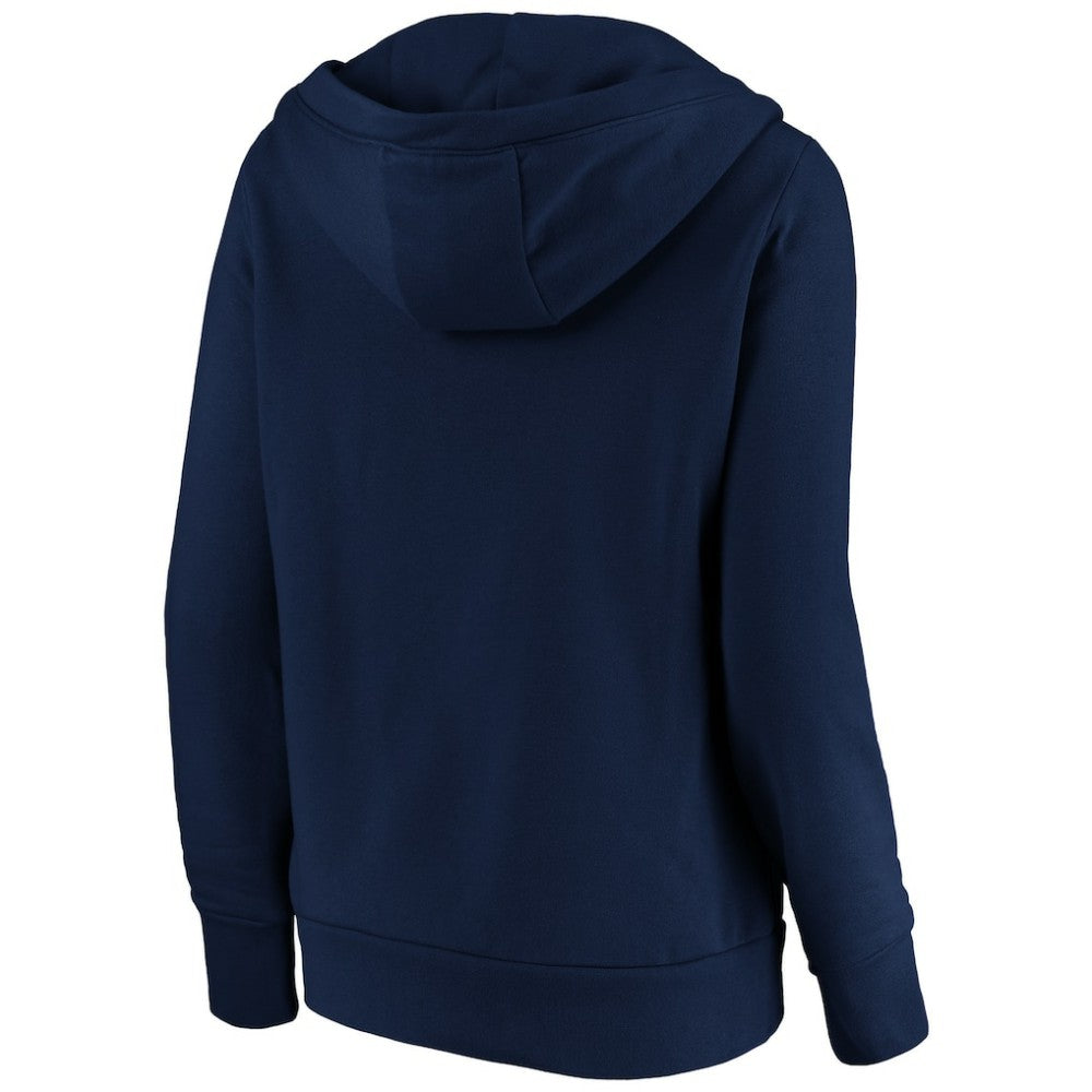 MLB St. Louis Cardinals Fanatics Women's Official Logo Crossover V-Neck Pullover Hoodie