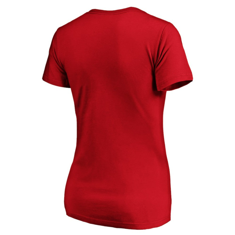 MLB Atlanta Braves Fanatics Women's Core Official Logo V-Neck T-Shirt
