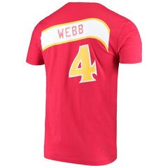 NBA Spud Webb Atlanta Hawks Hardwood Classics Name & Number T-Shirt