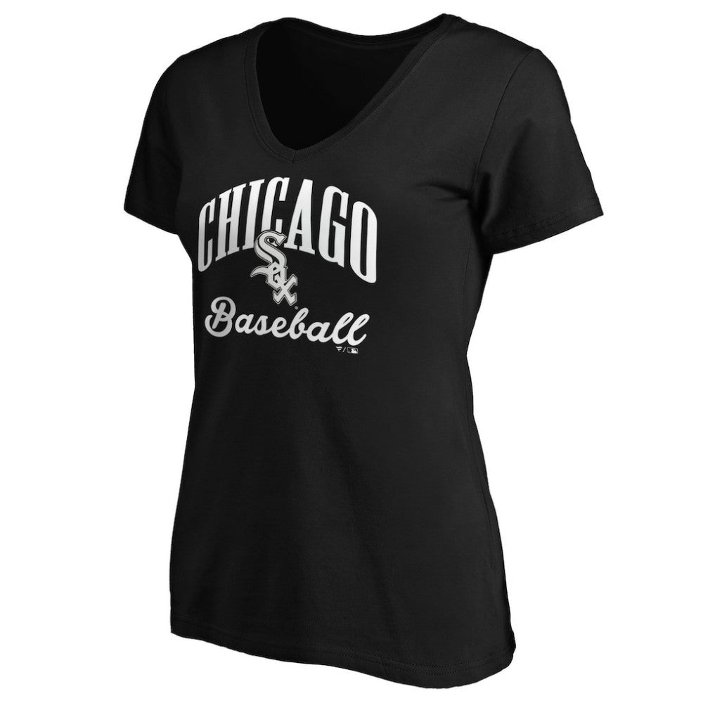 MLB Chicago White Sox Fanatics Women's Victory Script V-Neck T-Shirt