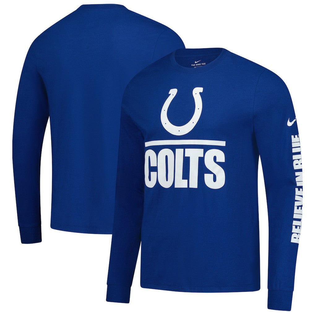 Split Local Long Sleeve T-Shirt - Indianapolis Colts