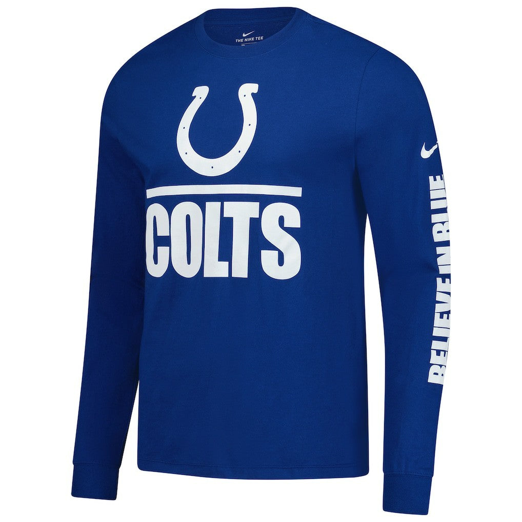 Split Local Long Sleeve T-Shirt - Indianapolis Colts