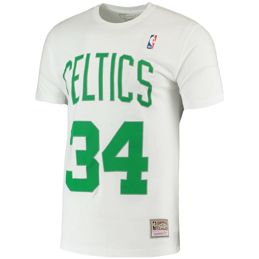 NBA Paul Pierce Boston Celtics Hardwood Classics Stitch Name & Number T-Shirt