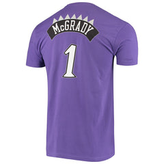 NBA Tracy McGrady Toronto Raptors Hardwood Classics Stitch Name & Number T-Shirt